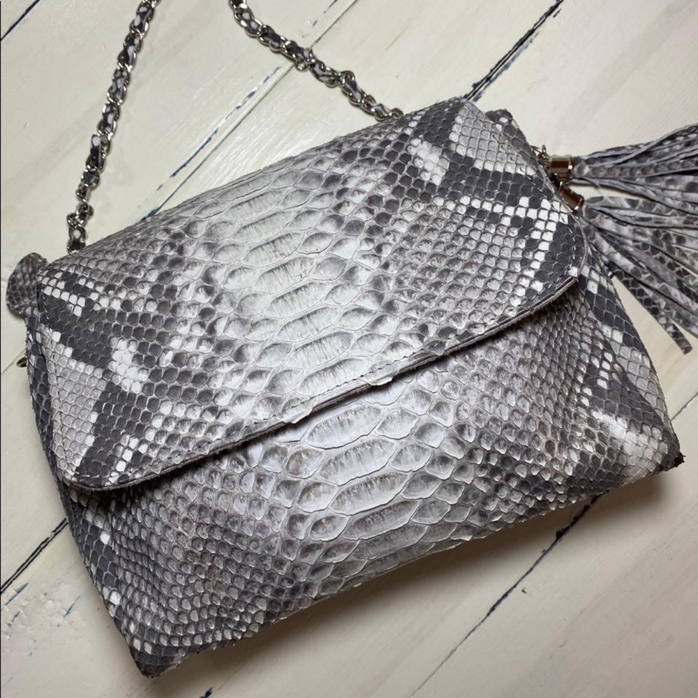Python leather accessories (bags)
